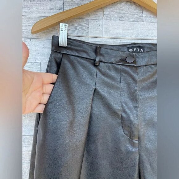 Seta Apparel Women's Leather Baggy Pants small - Picture 6 of 11